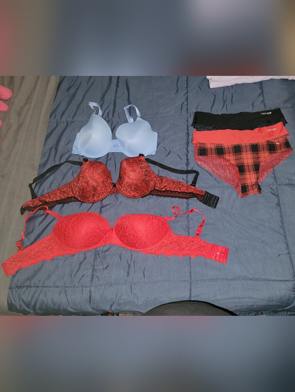 PINK, Victoria Secret's, Felina Bras Sz 38D, and Nine West NWOT Panties Sz XL